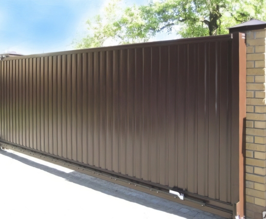 Ворота из профнастила в Новокубанске